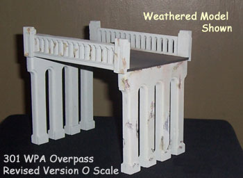 Highway Overpass - Basic Kit - "O" Scale